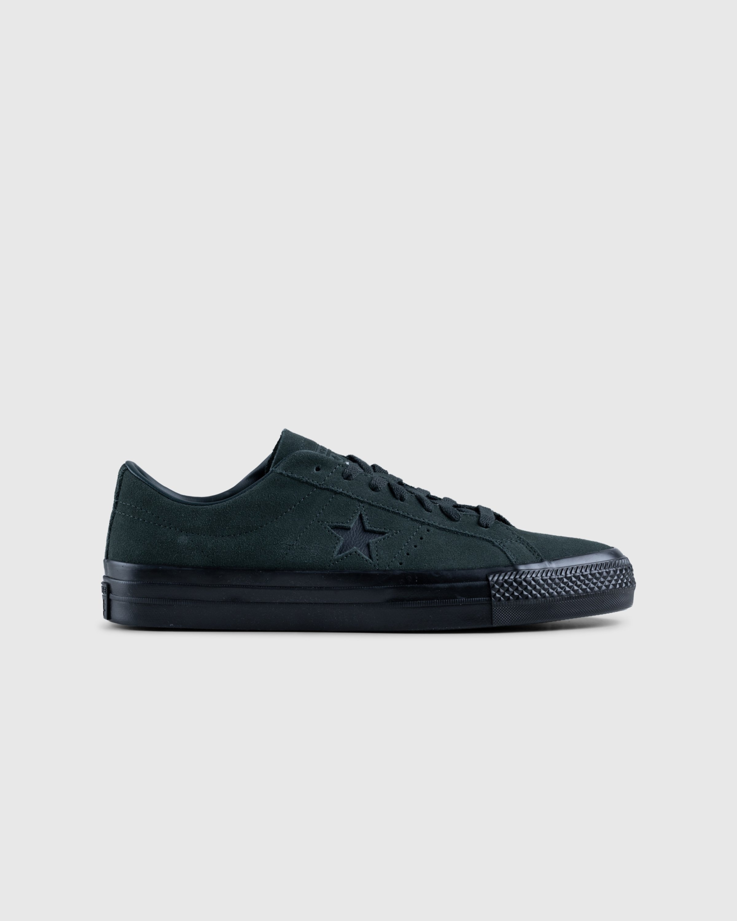 Converse one star top ox sneakers in black